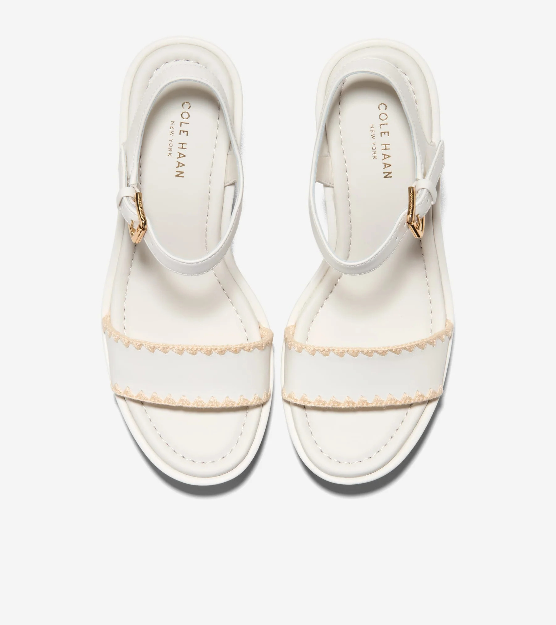 Women's Cloudfeel Asbury Espadrille Wedge Sandals in White | Cole Haan | Cole Haan (US)