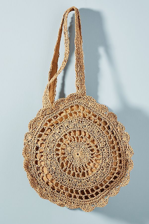 Babette Crocheted Circle Bag | Anthropologie (US)