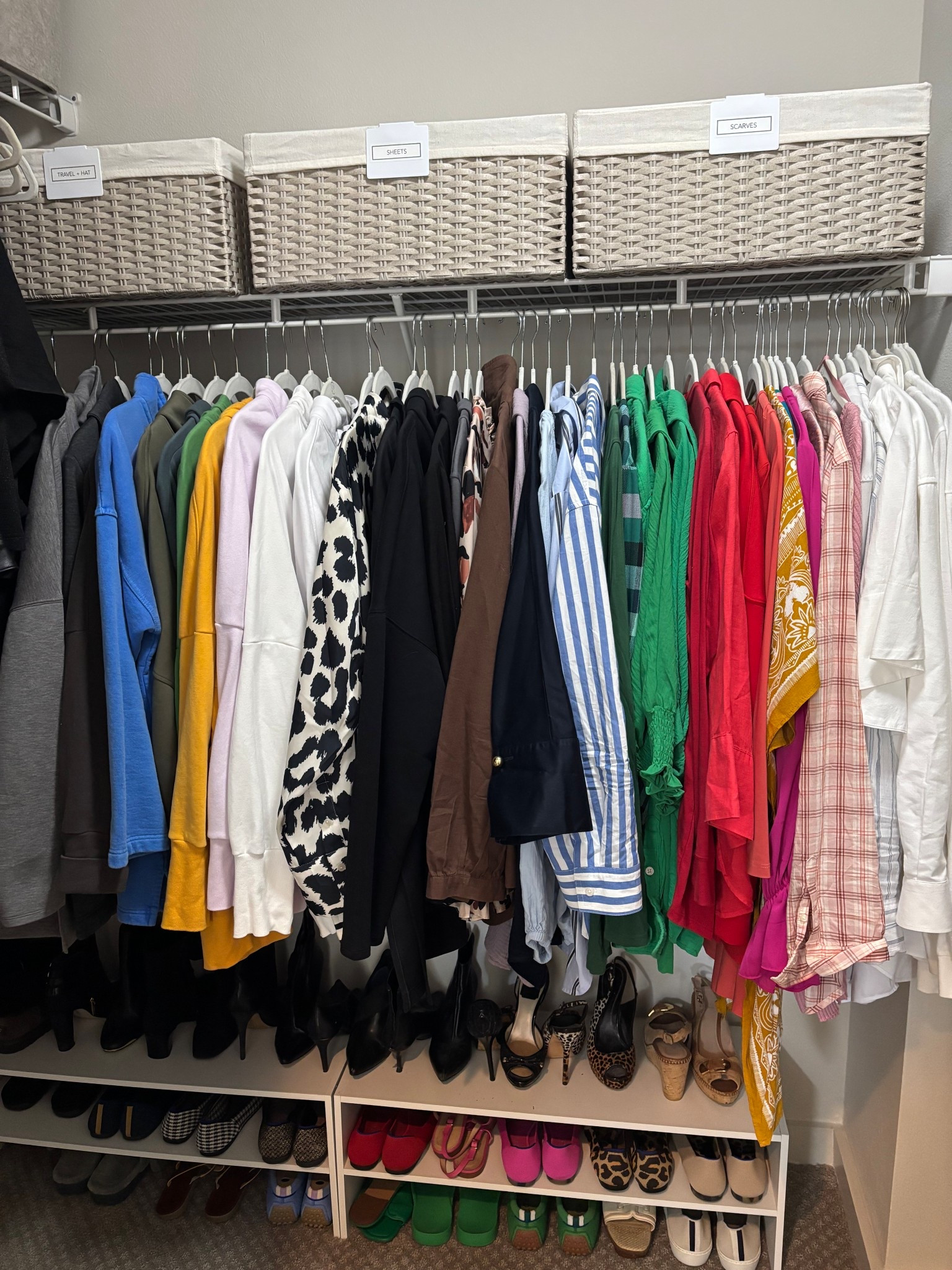 Do you need help with shoe organization? These stackable shoe shelves are a great way to add storage to your closet  

#LTKHome #LTKFamily #LTKKids