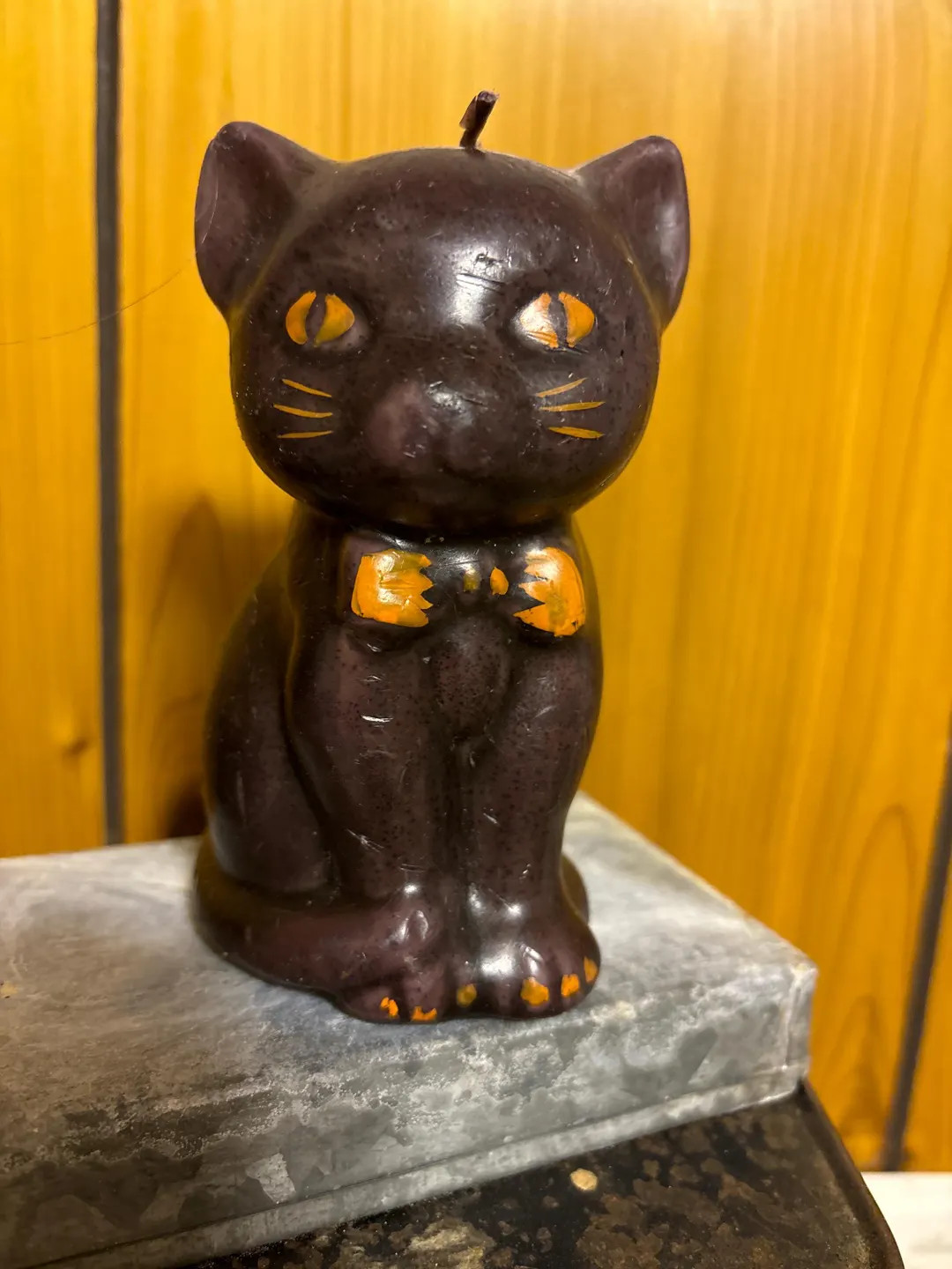 Vintage Halloween Candle, Vintage Cat Candle, Vintage Halloween, Black Cat, Halloween Decor - Ets... | Etsy (US)