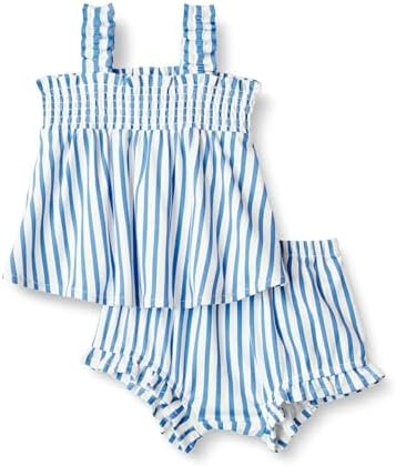 Amazon Essentials x Sofia Grainge Baby Girls' Cotton Sleeveless Shirt and Shorts Play Set | Amazon (US)