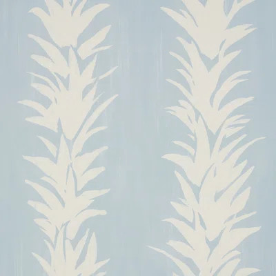 Schumacher x Backdrop White Lotus Wallpaper | Wayfair North America