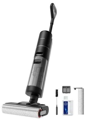 DREAME H12 PRO Vacuum Mop, Wet Dry Vacuum Cleaner for Hard Floor, Vacuum and Mop at The Same Time for Wet & Dry Messes, Auto Self-Cleaning, Edge to Edge Cleaning with Hot Air Drying | Amazon (US)