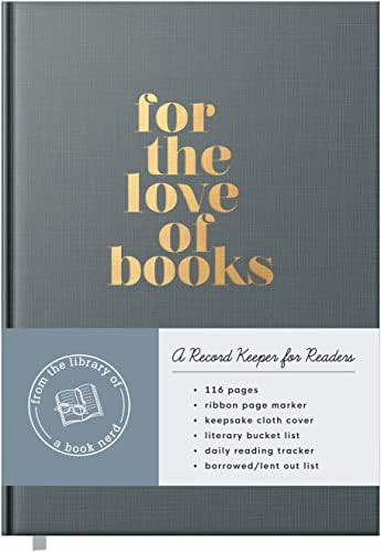 Reading Journal: For the Love of Books, A Book Journal and Planner for Book Lovers to Track, Log ... | Amazon (US)