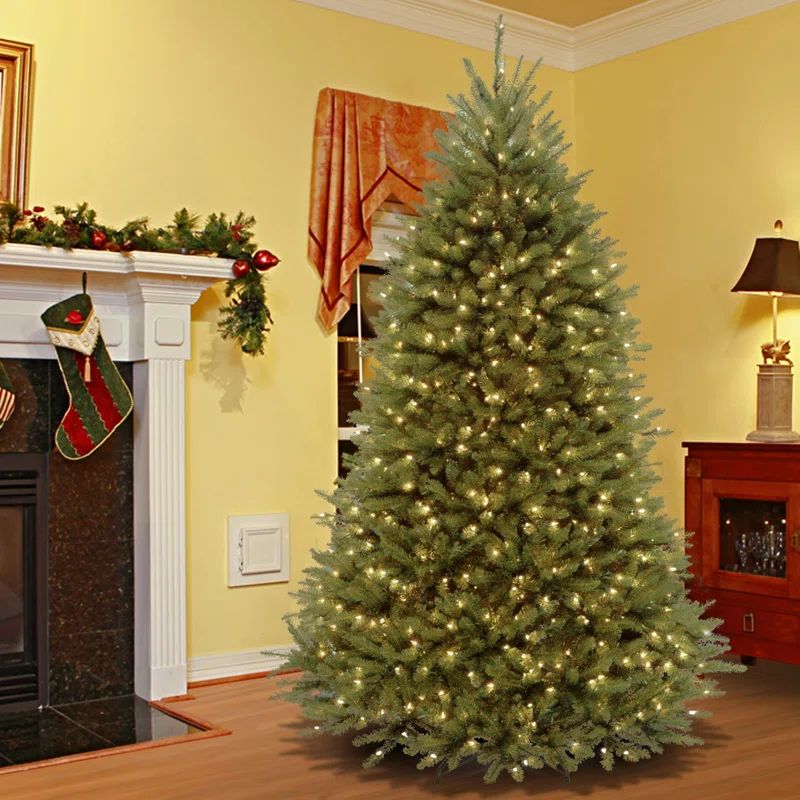 Dunhill Fir Artificial Christmas Tree with Color & Clear Lights | Wayfair North America