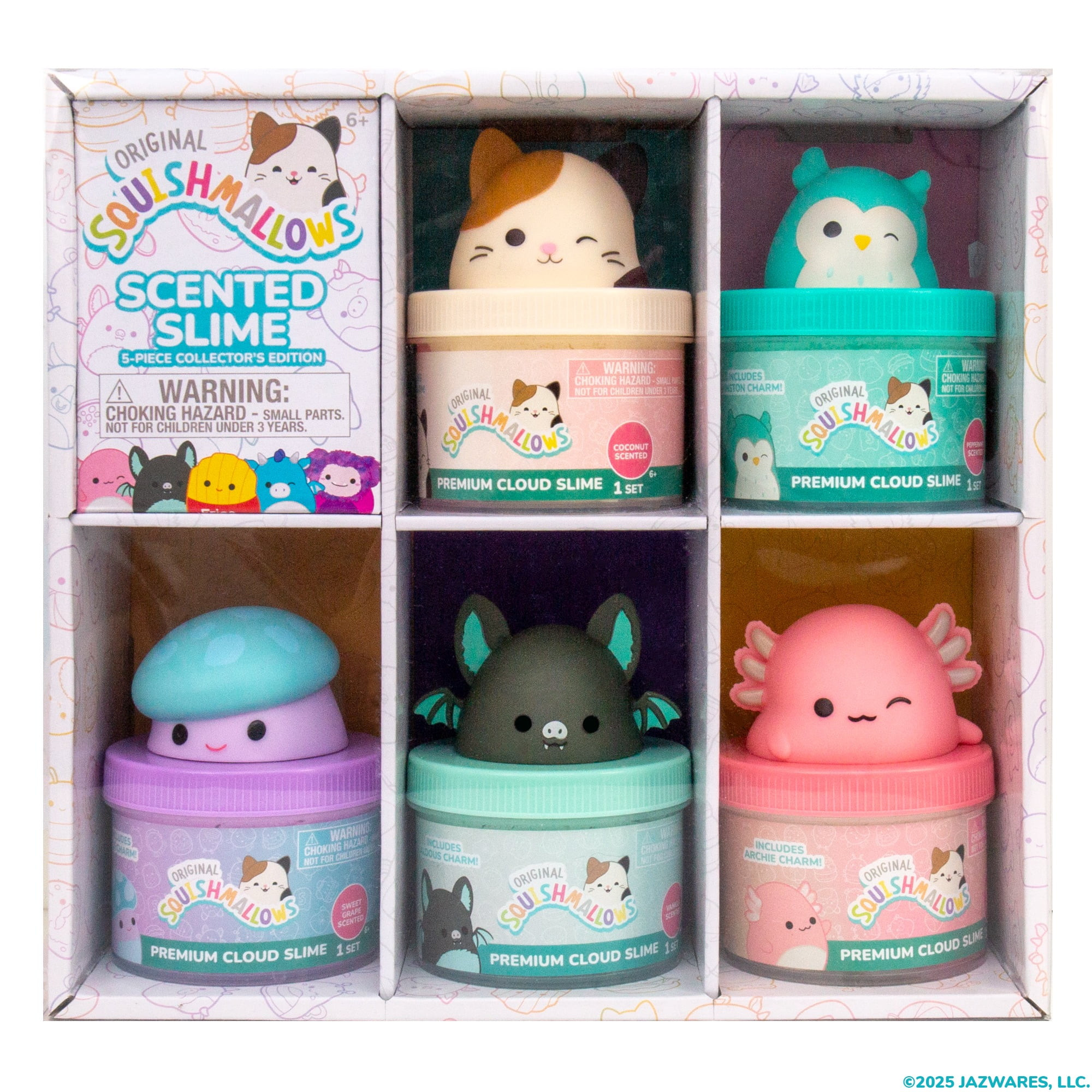 Original Squishmallows™ Scented Slime Jars – 5-Piece Collector’s Edition | Walmart (US)