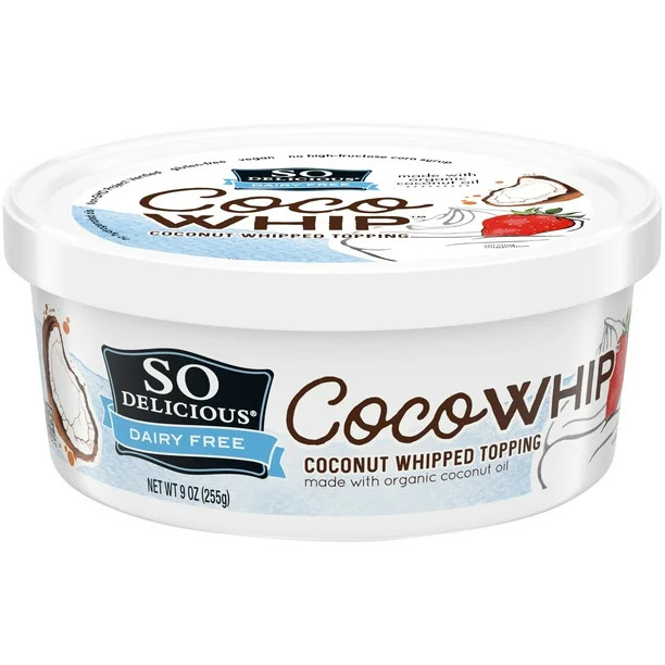 So Delicious Dairy Free Original CocoWhip, Vegan, 9 Oz., Tub | Walmart (US)