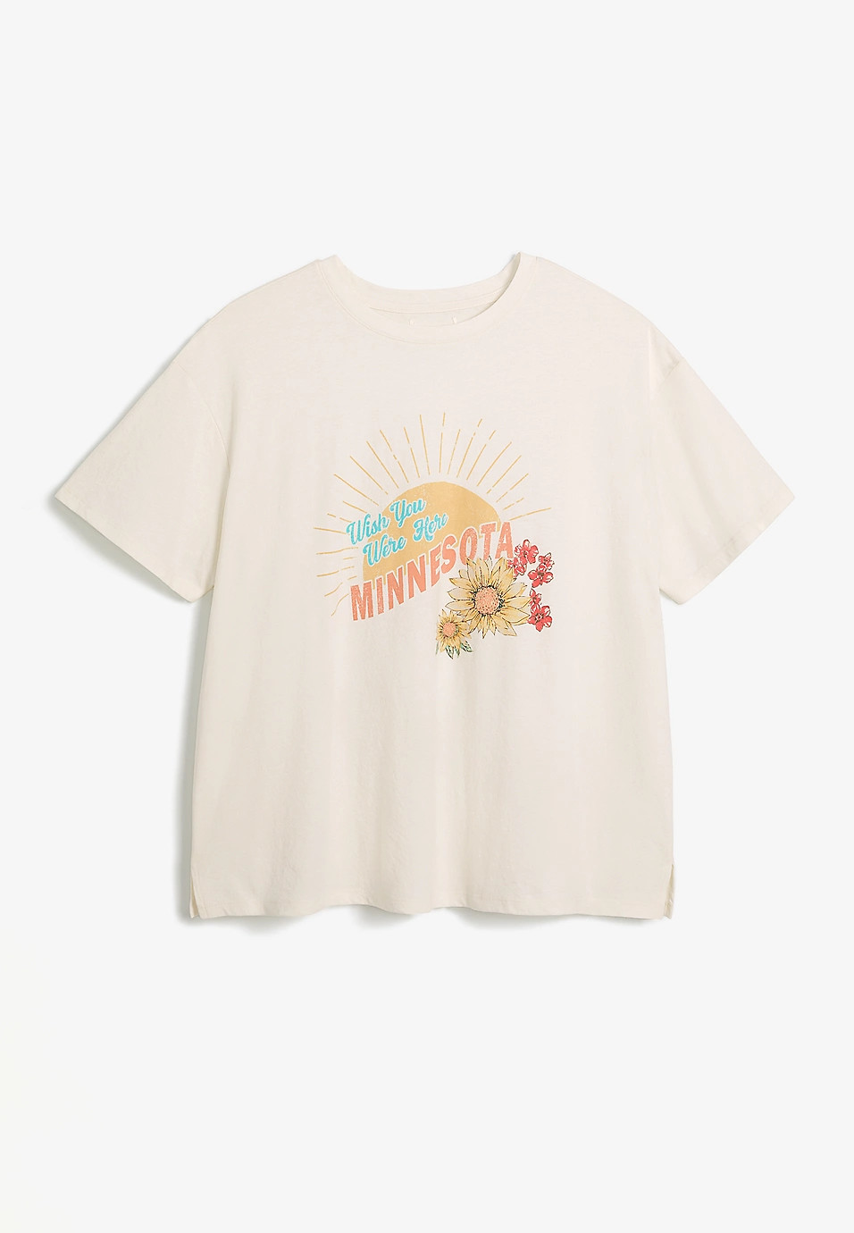 Plus Size Wish You Were Here State Graphic Tee | Maurices