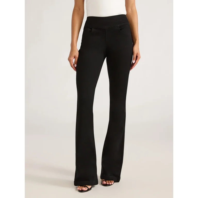 Sofia Jeans Women's Melisa Flare High Rise Pull On Jeans, Sizes 0-20 | Walmart (US)