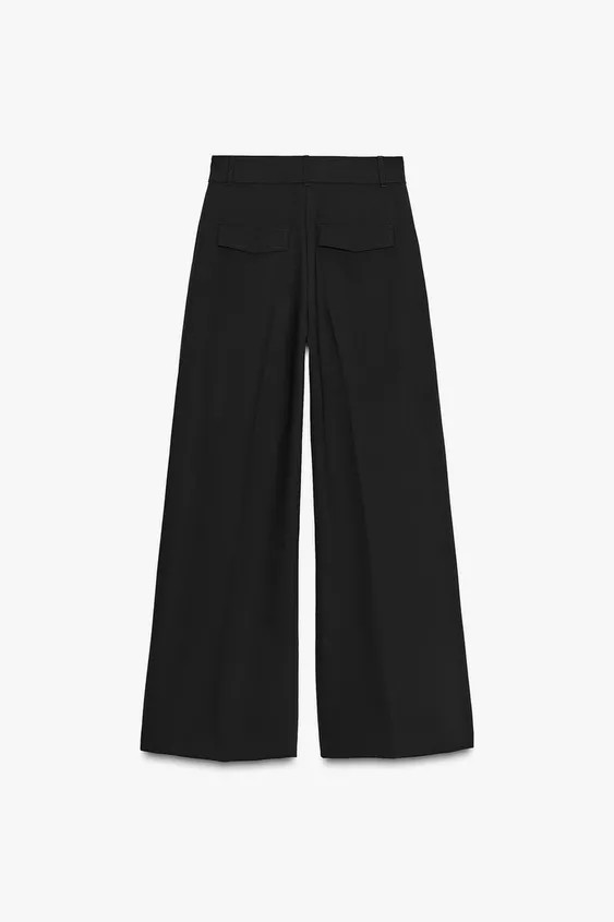 FLAP PLEATED PANTS | Zara Canada
