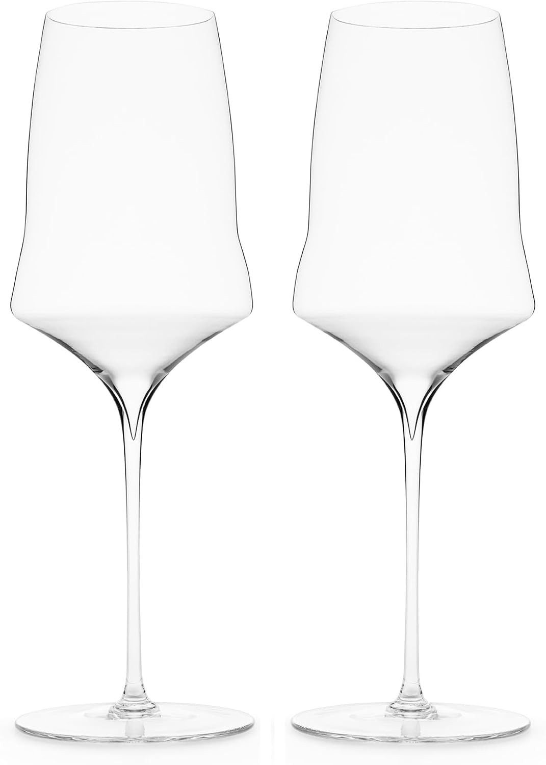 Josephinenhütte® JOSEPHINE N° 1 White Wine Glasses [THE GLASS FOR CONNOISSEURS] – handcrafted & mouth-blown – set of 2 for white wine and rosé – functional design for intense aroma | Amazon (US)