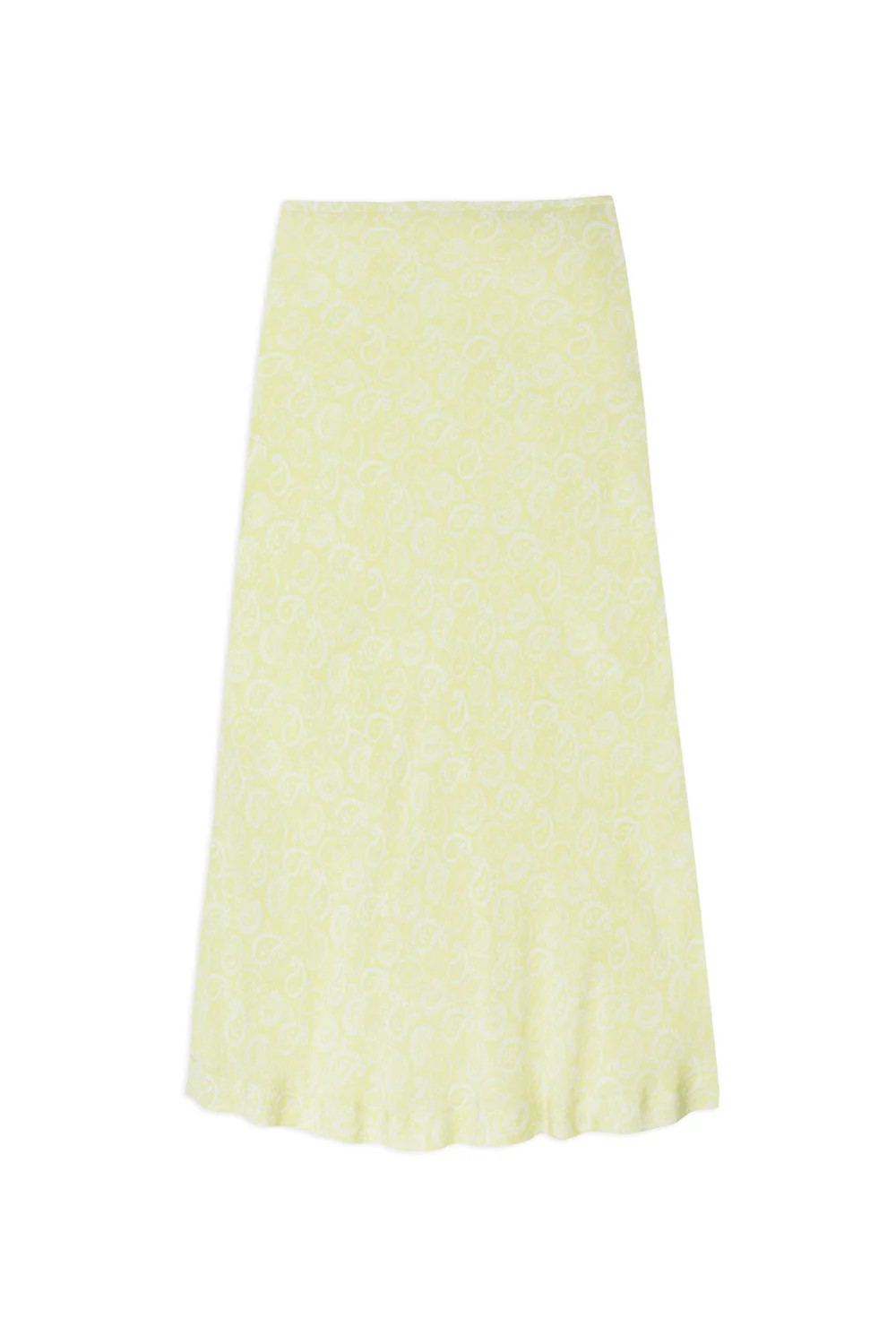 Kelly - Chartreuse Paisley Stamp | Rixo