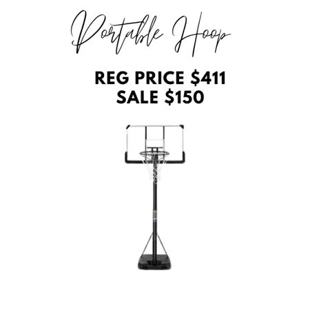 Save 62% on this portable basketball hoop!

This high-quality hoop is perfect for backyard or driveway use. It's height-adjustable from 7'6" to 10', and it comes with a shatterproof backboard and a durable steel frame.

Hurry, this sale won't last long!


#LTKfamily #LTKFitness #LTKhome