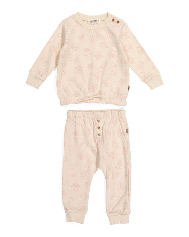 Infant Girls Floral Print Pants Set | TJ Maxx
