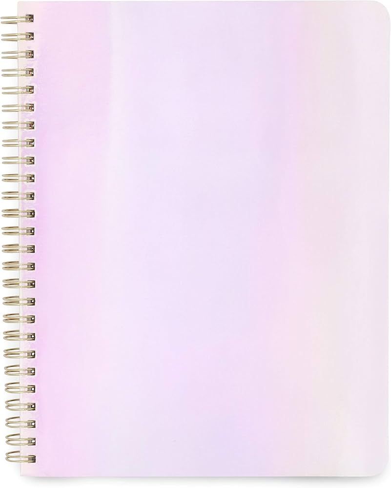 ban.do Shiny Metallic Rough Draft Mini Spiral Notebook, 9" x 7" with Pockets and 160 Lined Pages,... | Amazon (US)