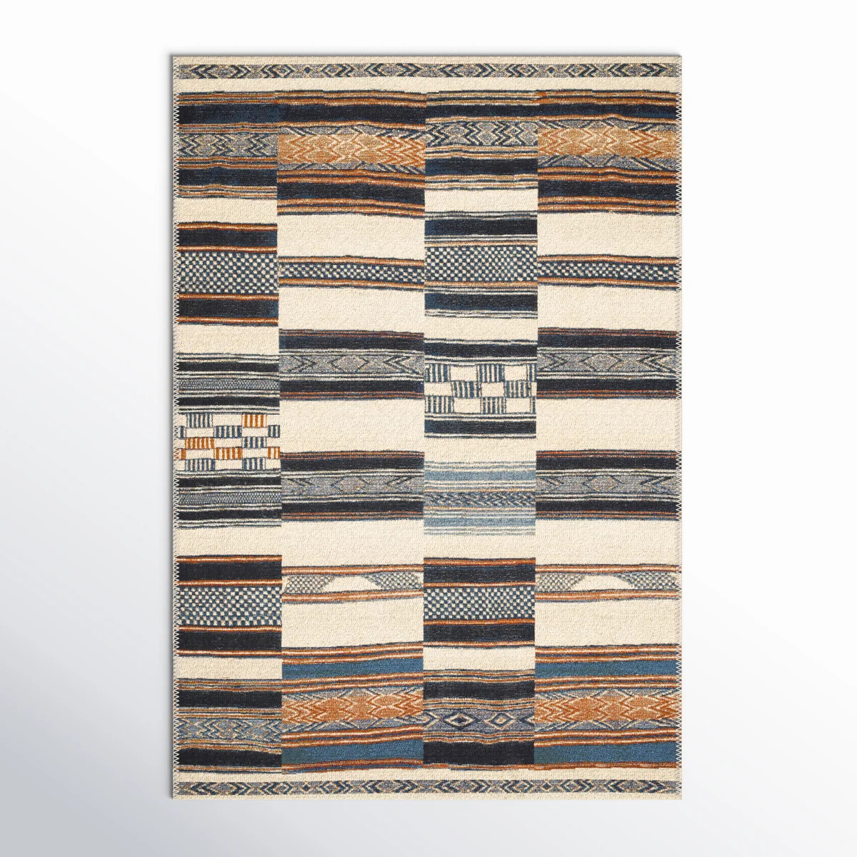 Oniel Geometric Machine Woven Area Rug | Wayfair North America