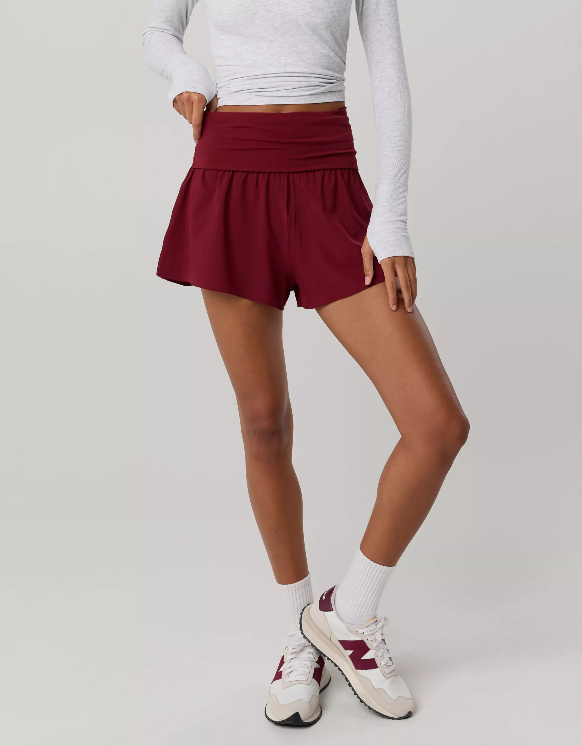 OFFLINE By Aerie Real Me Foldover Flowy Short | Aerie