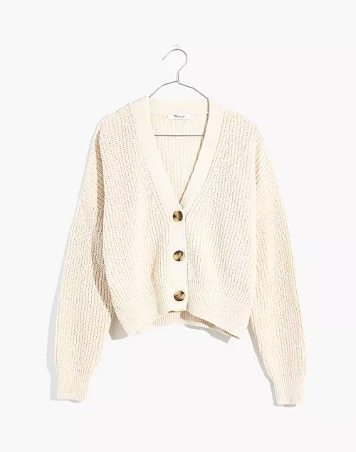 Greywood Crop Cardigan Sweater | Madewell