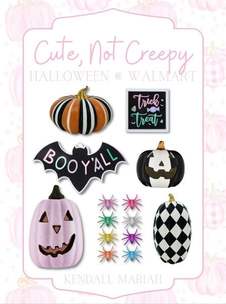 More “Cute, Not Creepy” Halloween decor at Walmart! The “Boo Y’all” bat sign is IT 👏🏼

#LTKfindsunder50 #LTKhome #LTKSeasonal