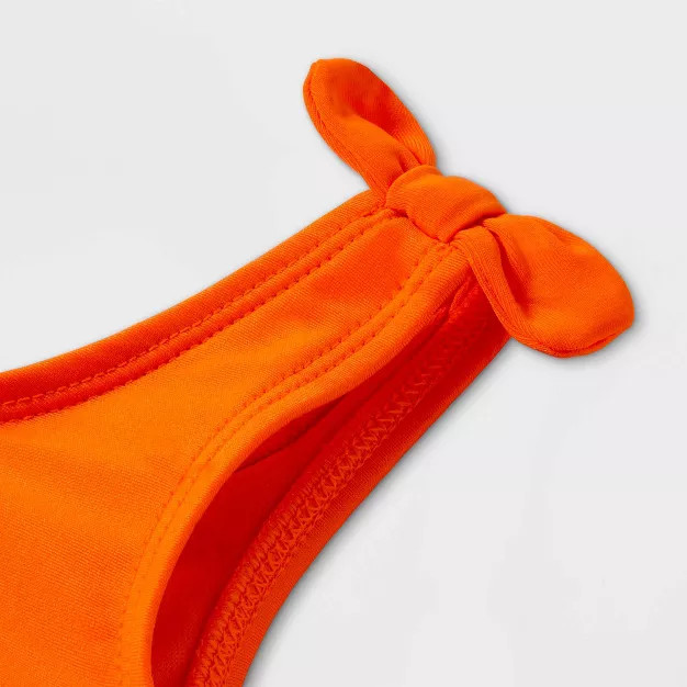 Toddler Girls' One Piece Swimsuit - Cat & Jack™ Neon Orange | Target