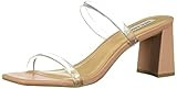 Steve Madden womens Lilah Heeled Sandal, Clear, 11 US | Amazon (US)