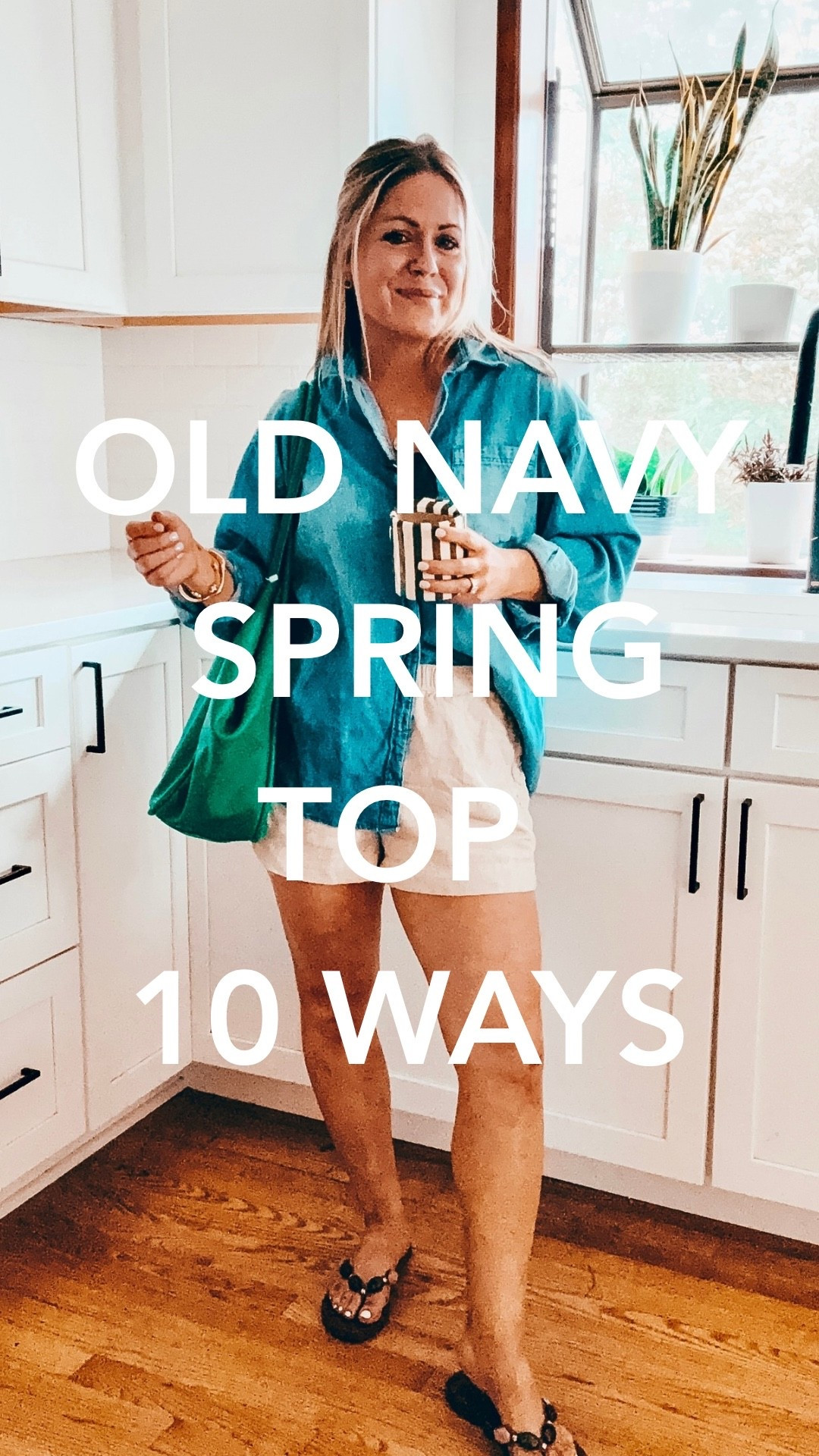 Old Navy Spring Top
10 Ways! Wearing an XS in the top - runs oversized. On sale right now under $30! So versatile and a great closet staple.

#LTKootd #LTKSaleAlert #LTKPetite