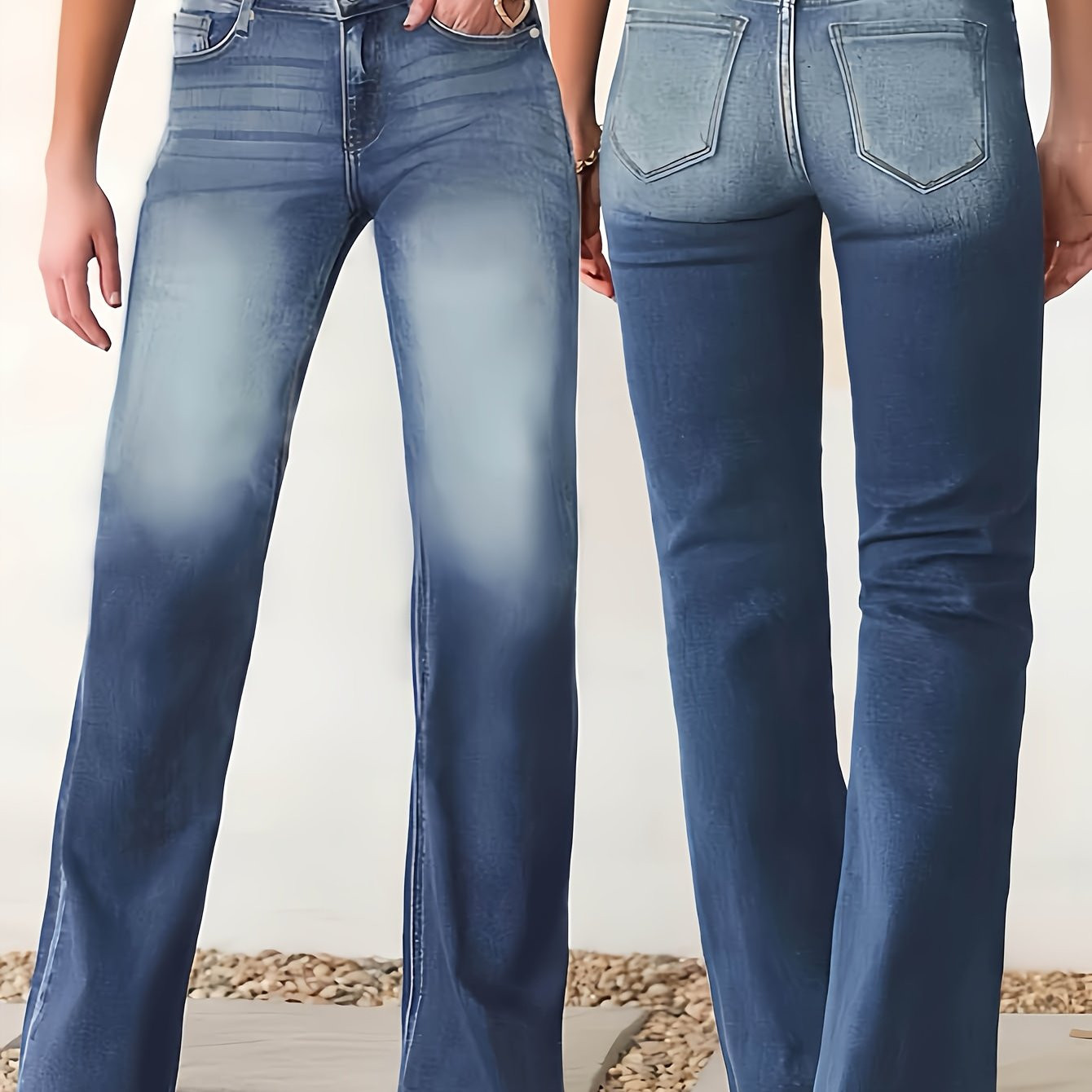 high waisted cotton   jeans women stretchy comfortable - Temu | Temu Affiliate Program