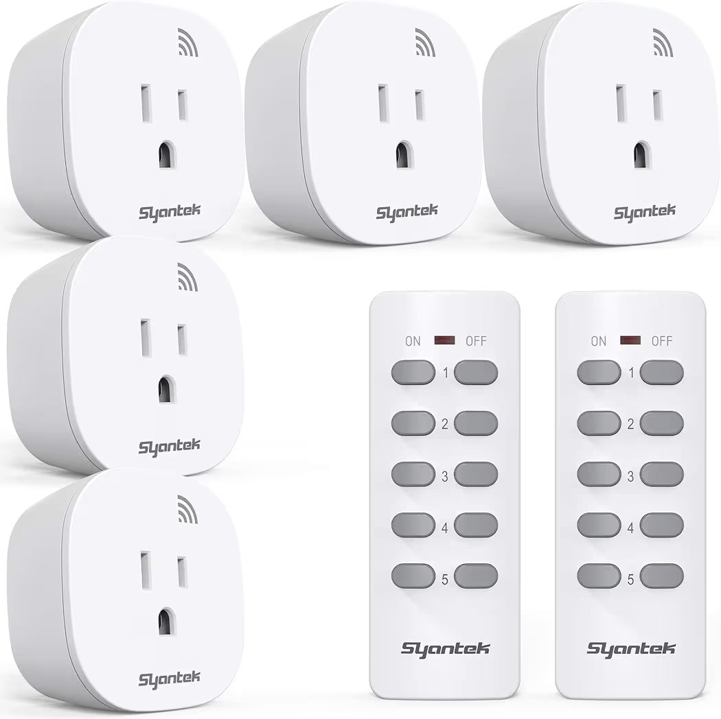 Remote Control Outlet Wireless Light Switch for Household Appliances, Expandable Remote Light Swi... | Amazon (US)