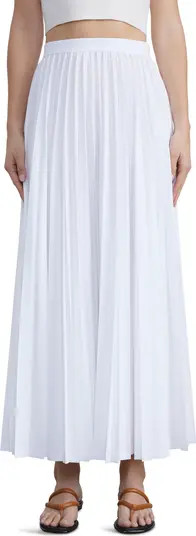 Lafayette 148 New York Pleated Poplin Skirt | Nordstrom | Nordstrom