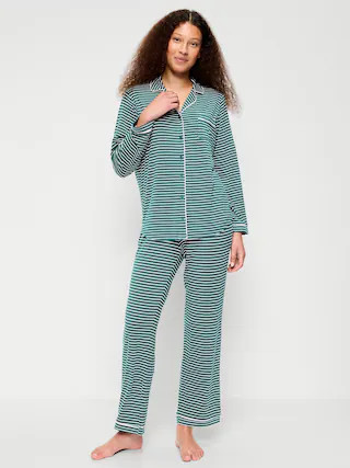 Sunday Sleep Knit Jersey Pant Set | Old Navy (US)
