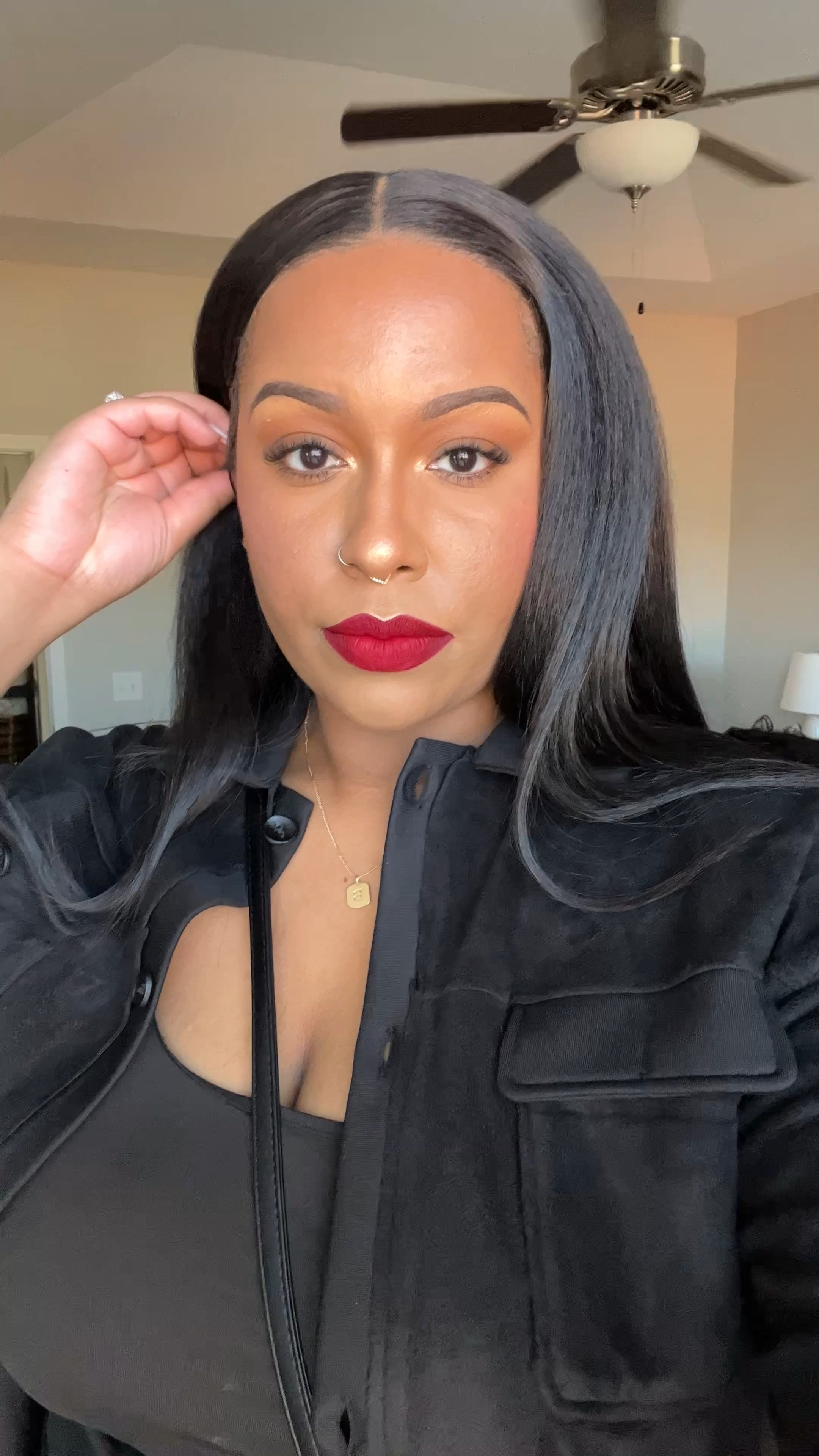 Simple Makeup with a Red Lip

#LTKunder50 #LTKbeauty #LTKcurves