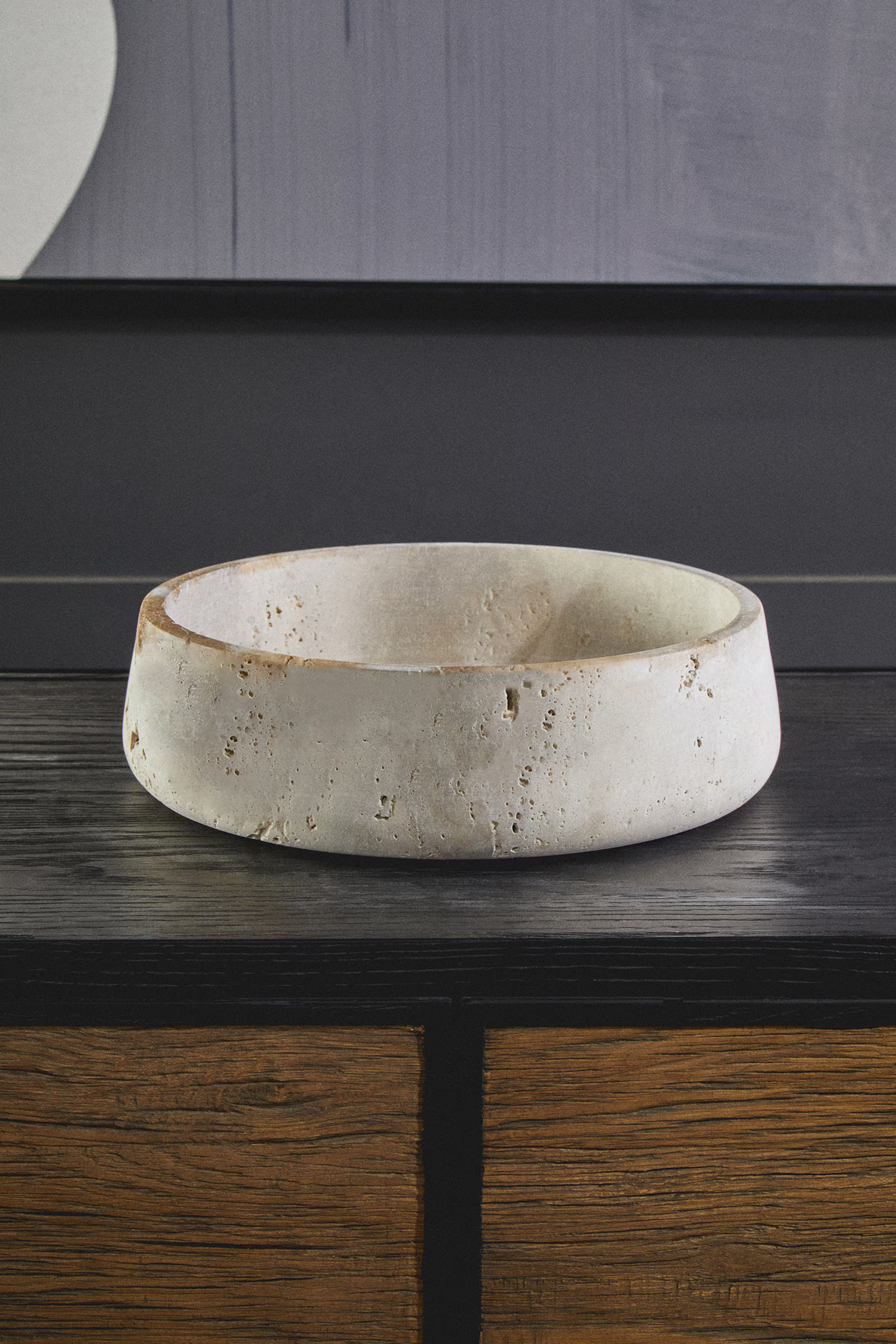 Tibor Travertine Bowl - Natural - Fifty Five South - Home All | H&M GB | H&M (UK, MY, IN, SG, PH, TW, HK)