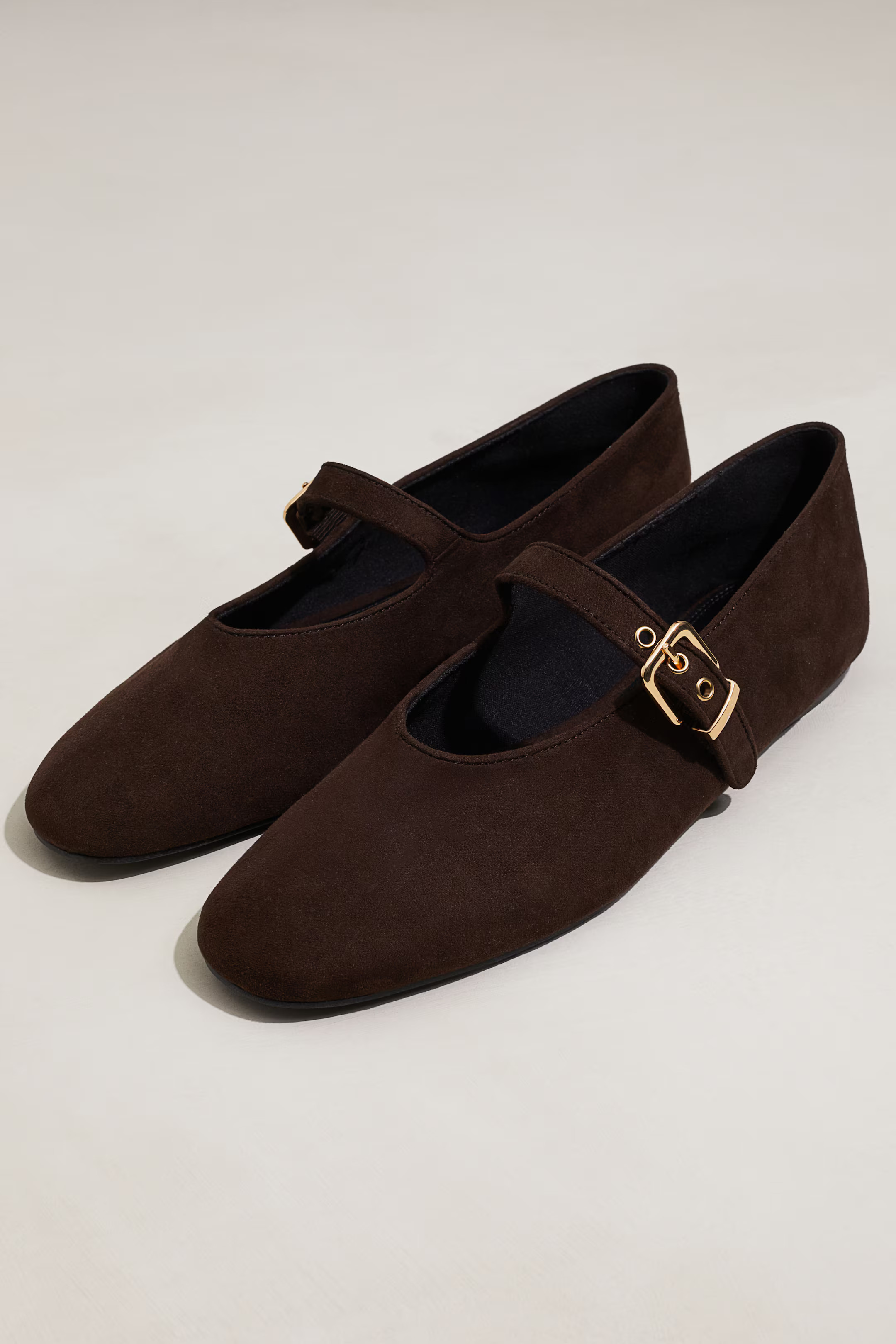 Mary Jane Flats - Dark brown - Ladies | H&M US | H&M (US + CA)