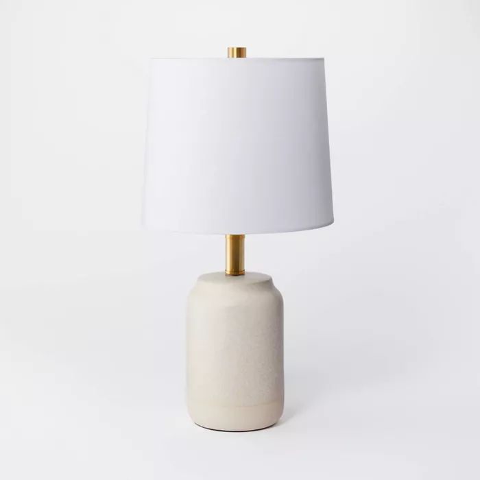 Target/Home/Home Decor/Lamps & Lighting/Table Lamps‎Small Assembled Table Lamp Cream - Threshol... | Target