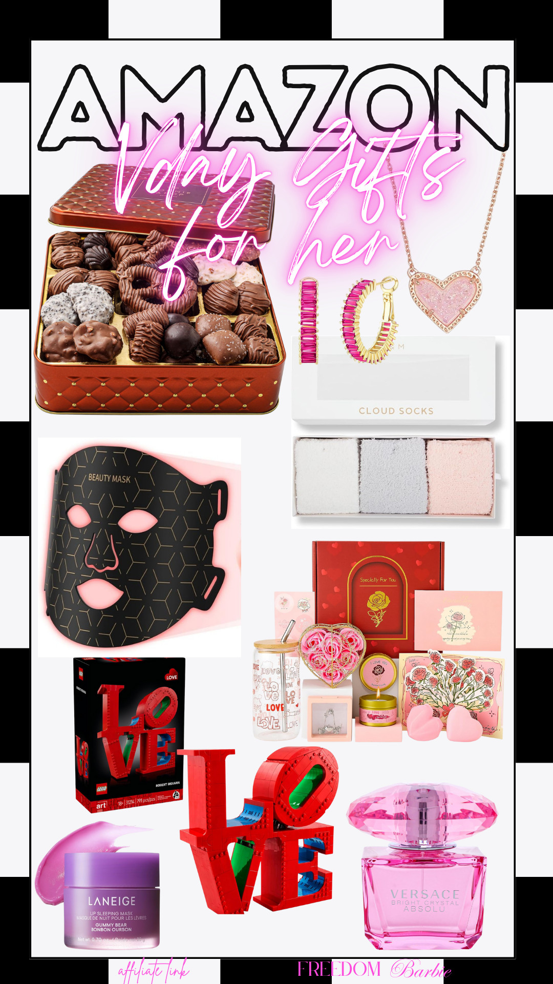 To: Me, From: Me. 💌 Whether you’re treatin’ yourself or dropping a heavy hint to your S.O., these Amazon Valentine’s finds are elite. That LED mask and the Lego ‘LOVE’ set? Obsessed. 

 #ValentinesDay #AmazonFinds #GiftIdeas #FreedomBarbie #LTKValentine #LTKgrwm #LTKmomlife