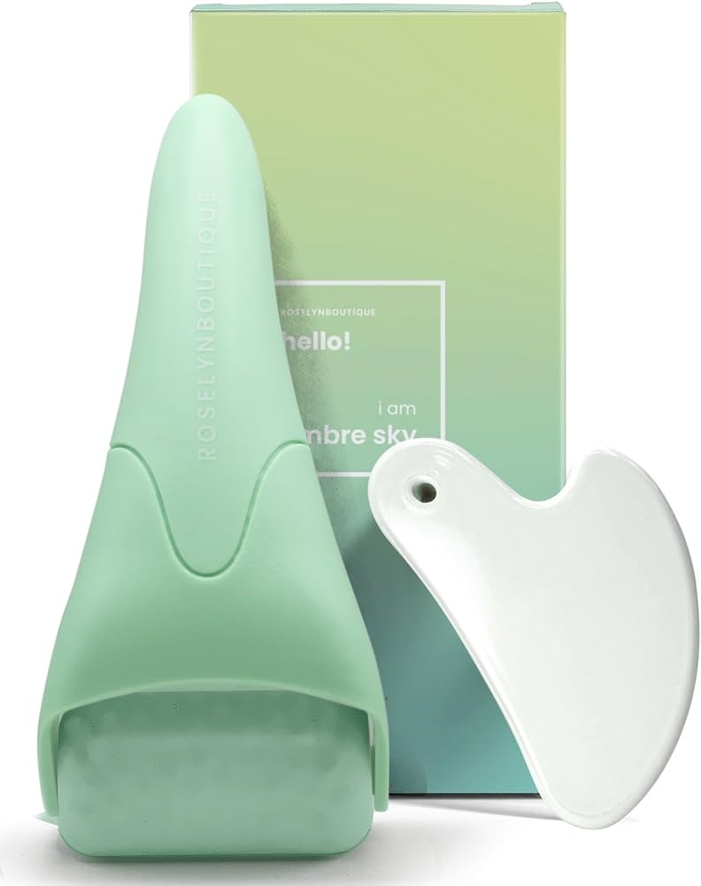 ROSELYNBOUTIQUE Ice Roller for Face Wrinkles Fine Lines Puffiness Stick Massager Facial Skin Care... | Amazon (US)