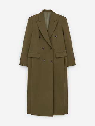 Eleganter Mantel aus Wollmischung – Dunkelgrün – ARKET DE | Arket EU