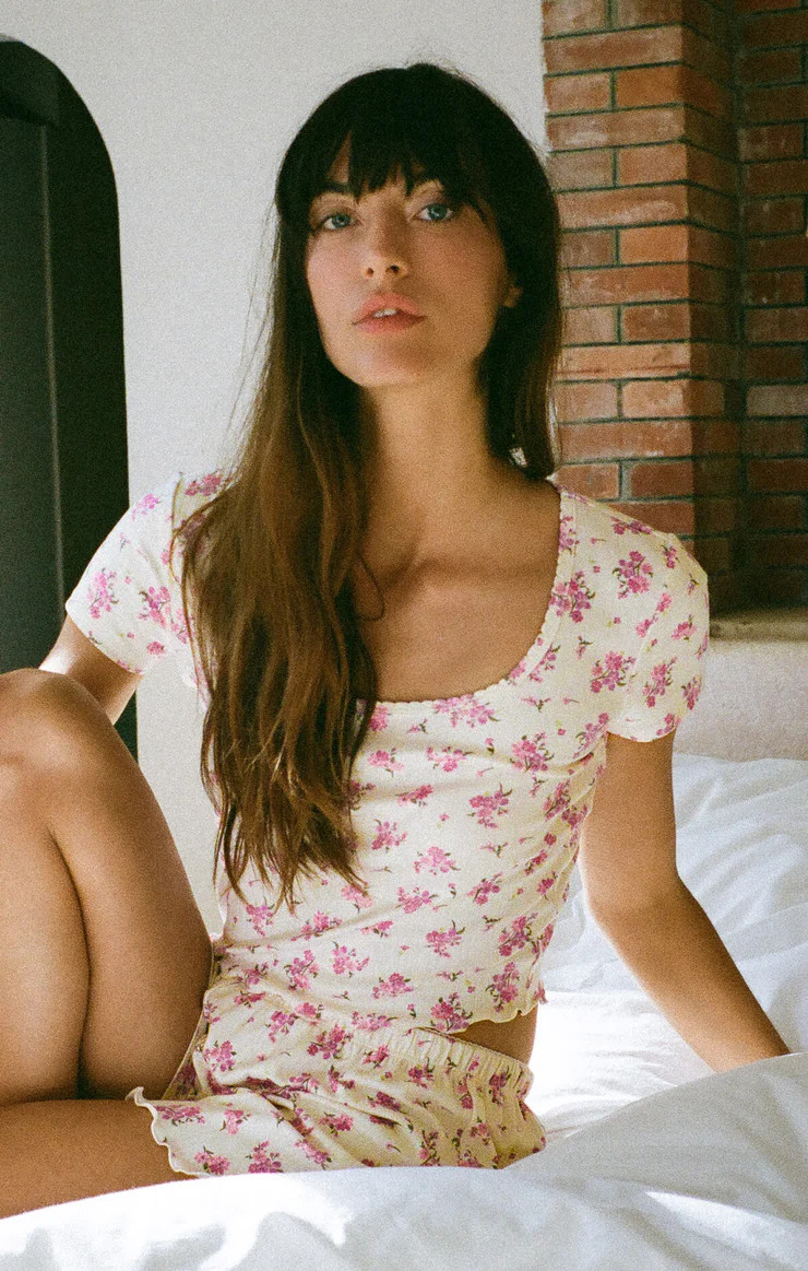 Flower Market Ditsy Pointelle Tee | Z Supply