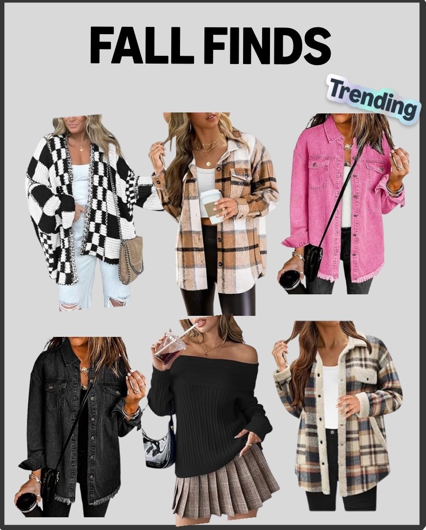 Shacket season is here 🍂 The coziest Amazon fall finds you’ll be reaching for on repeat. Perfect for layering, easy to style, and a total must-have this season.

#AmazonFashion #AmazonFallFinds #ShacketSeason #FallLayers #FallWardrobe #AmazonStyle #LTKFall #LTKStyle #LTKFinds #AffordableFashion #AmazonMustHaves #FallOutfitInspo #OOTDFall

#LTKFindsUnder50 #LTKSeasonal