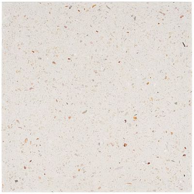 Artmore Tile  Tarboro Terrazzo 2-Pack Ivory 16-in x 16-in Polished Cement Cement Look Floor and ... | Lowe's