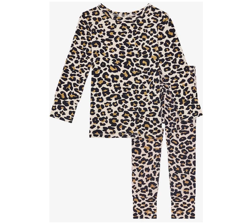 Posh Peanut Lana Leopard Basic Pajama - QVC.com | QVC