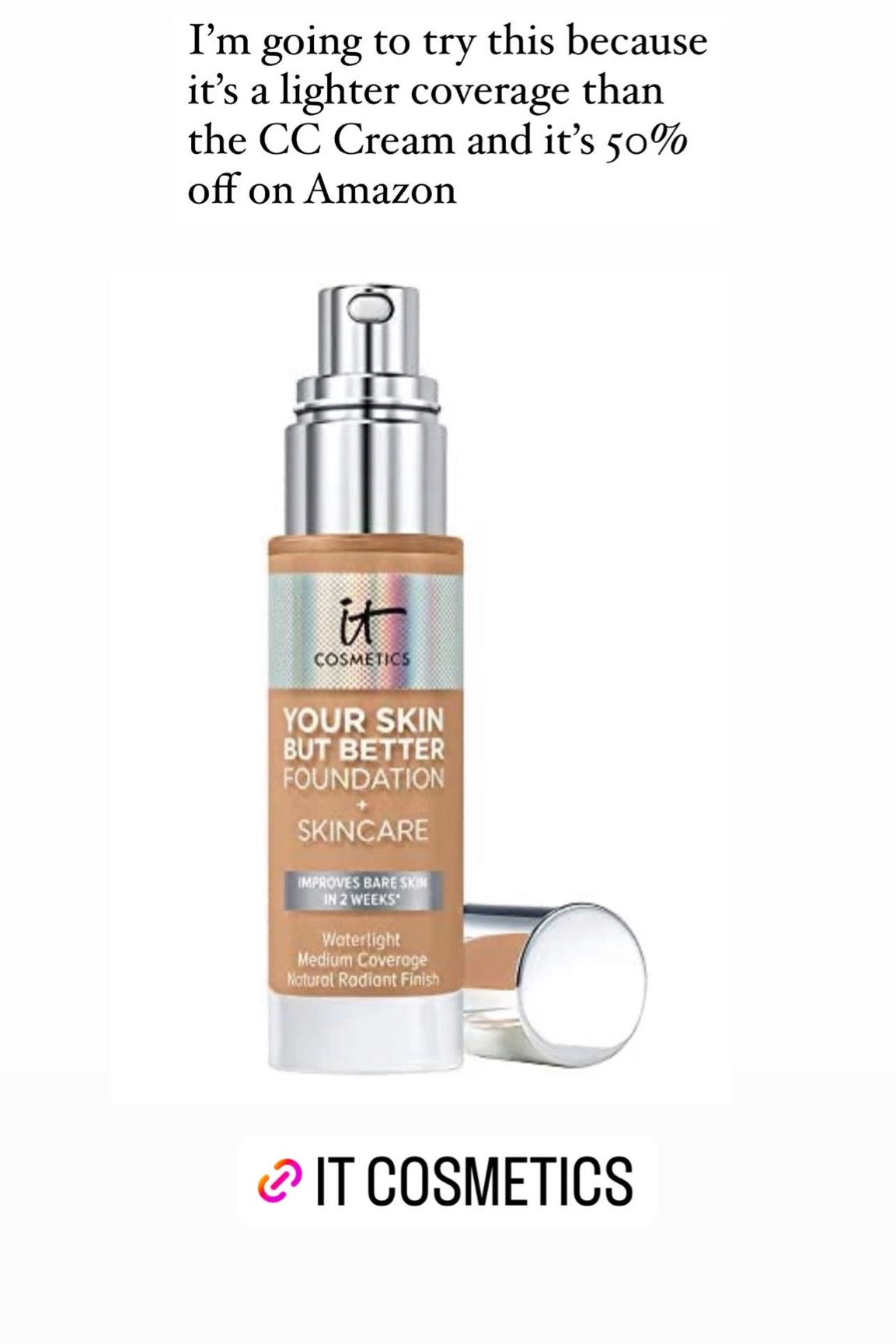 IT Cosmetics sale 30-50% off for Black Friday cyber week 

#LTKbeauty #LTKCyberweek #LTKGiftGuide