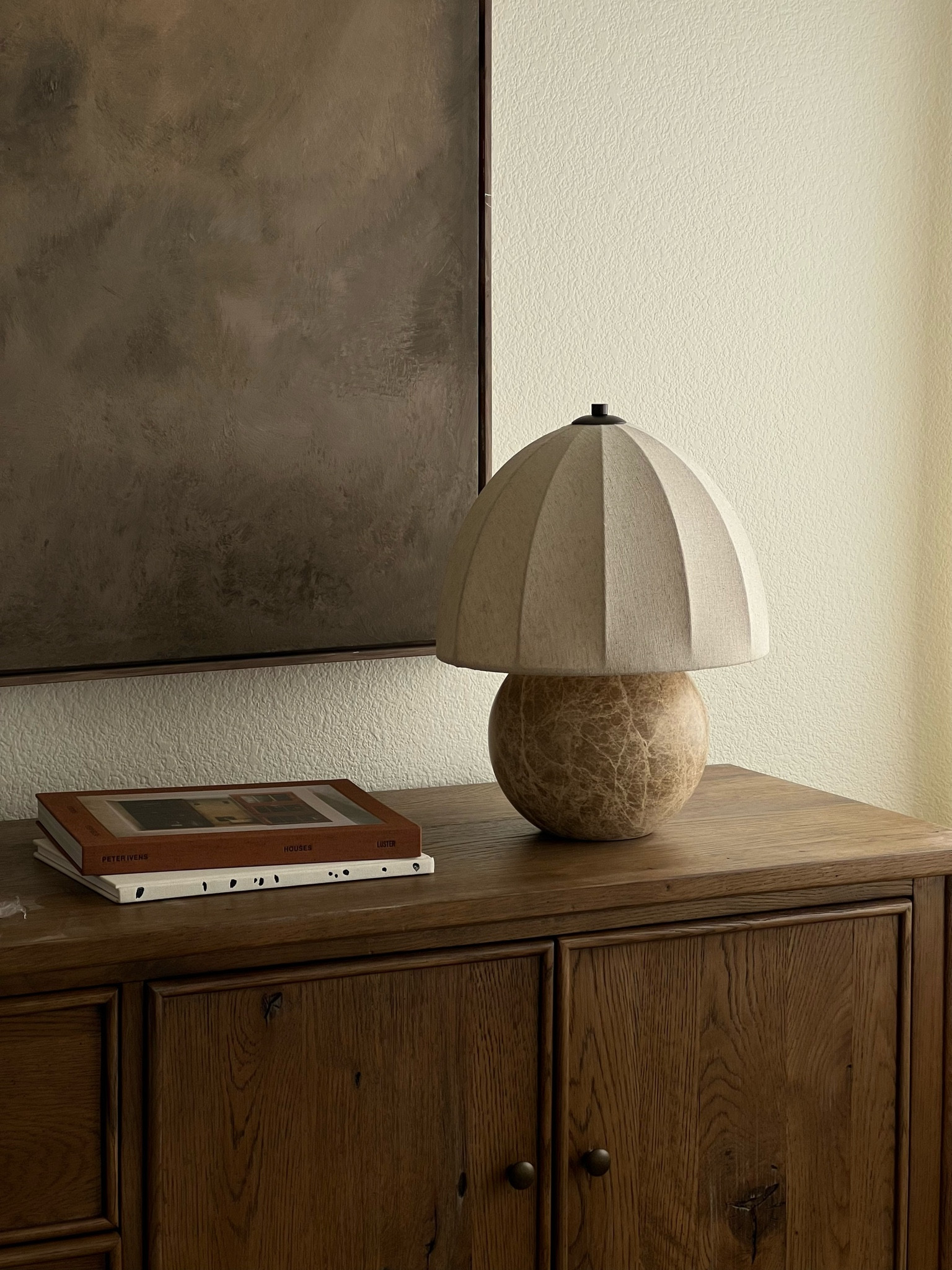 solid + heavy base with the cutest lampshade 

#LTKHome