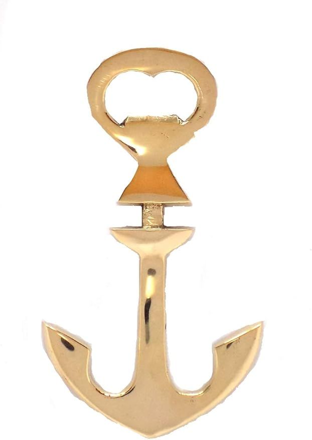 Brass Nautical Anchor Bottle Opener, 5 1/2 Inch | Amazon (US)