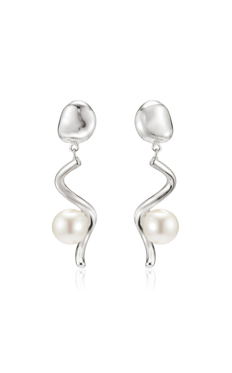 AGMES Tenille Sterling Silver Earrings | Moda Operandi (Global)