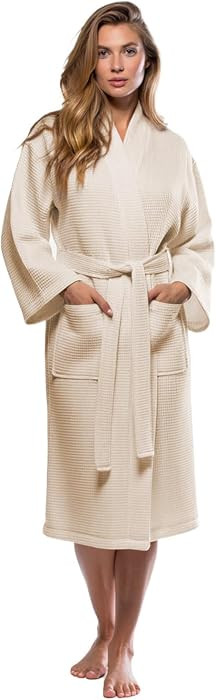 Turquaz Lightweight Full-Length Robes For Women Waffle Kimono Bathrobe - Soft, Fast-Drying, Long-... | Amazon (US)