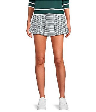 Addison Bay Racquet Smooth Sport Pleated Mini Skort - S | Dillard's