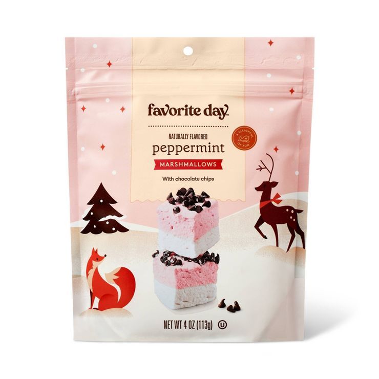 Peppermint Chocolate Chip Marshmallows - 4oz - Favorite Day™ | Target