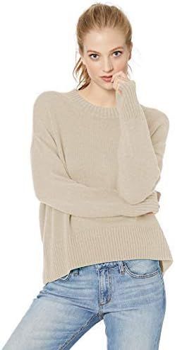 Daily Ritual Women's 100% Cotton Square Crewneck Sweater | Amazon (US)