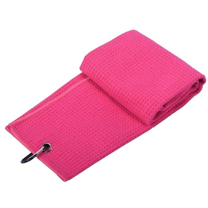 40x60cm Golf Towel Ultra-Fine Fiber Fabric That Is Soft And Absorbent, Designed Specifically For Golf Enthusiasts. Golf Sports | SHEIN